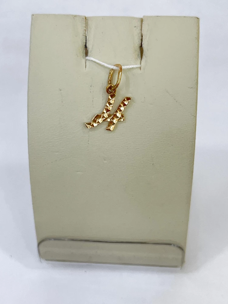 Подвес из красного золота 585 пробы