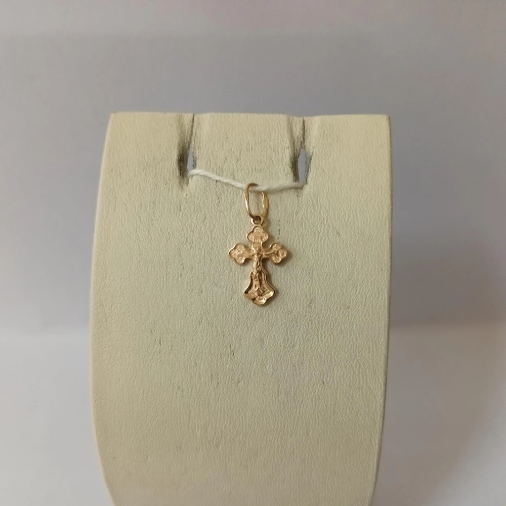 Подвес из красного золота 585 пробы