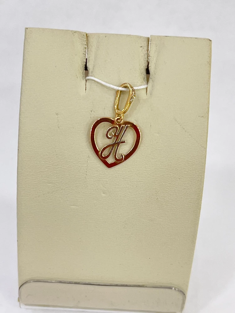 Подвес из красного золота 585 пробы