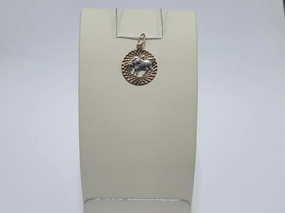 Подвес из красного золота 585 пробы