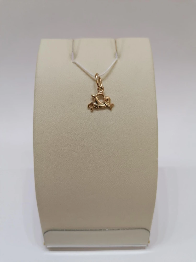 Подвес из красного золота 585 пробы