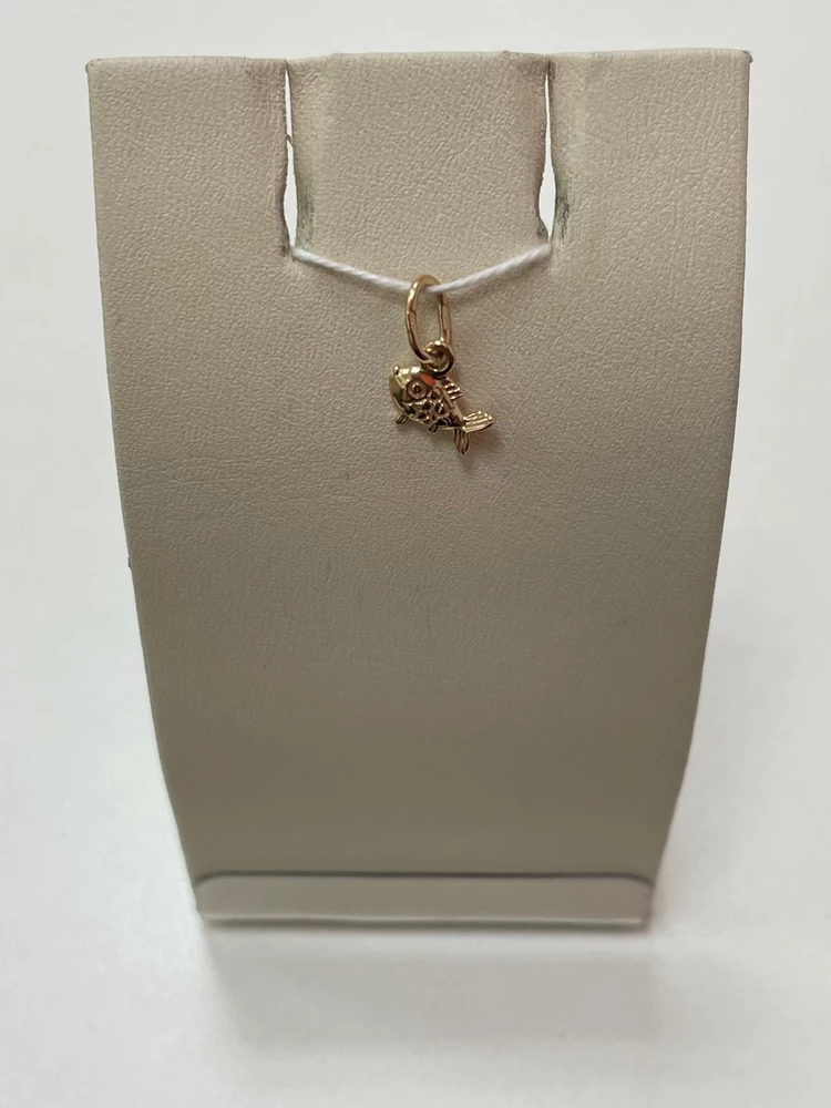 Подвес из красного золота 585 пробы