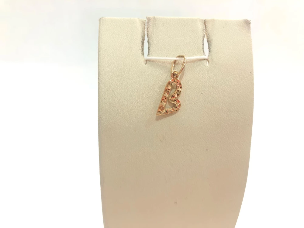 Подвес из красного золота 585 пробы