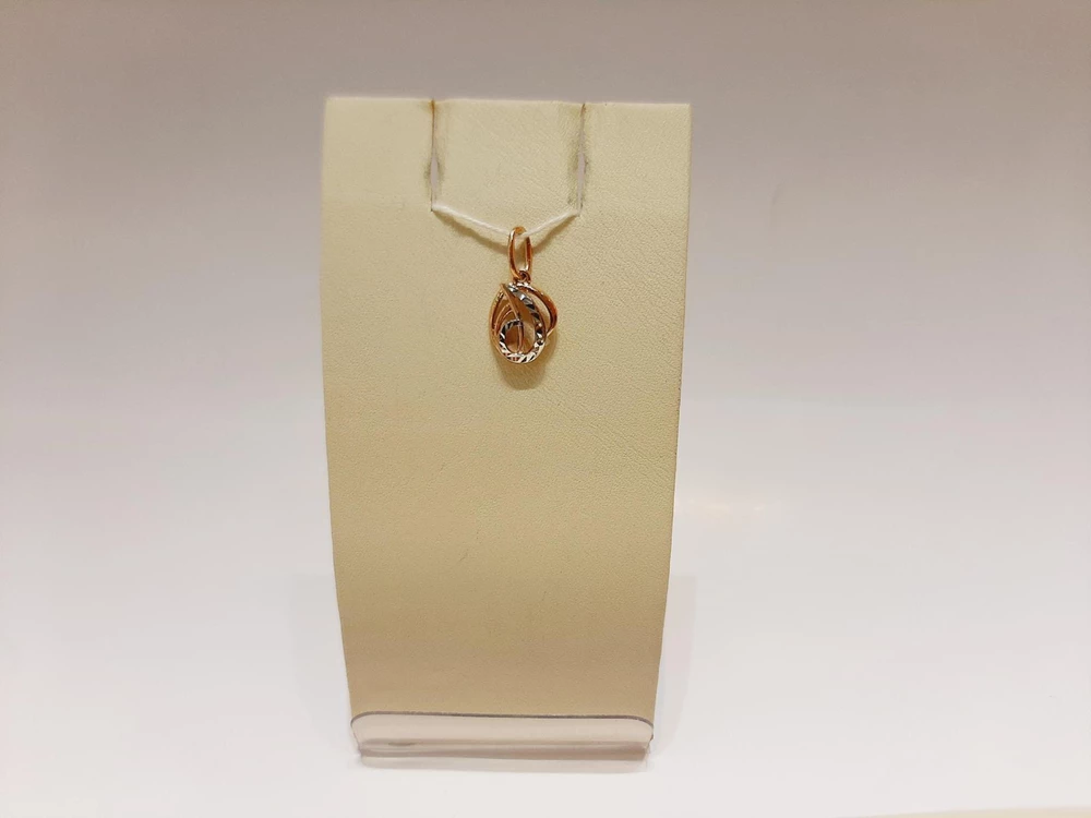 Подвес из красного золота 585 пробы