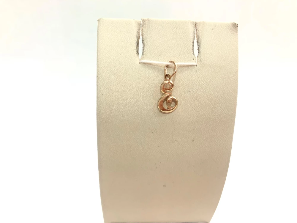 Подвес из красного золота 585 пробы