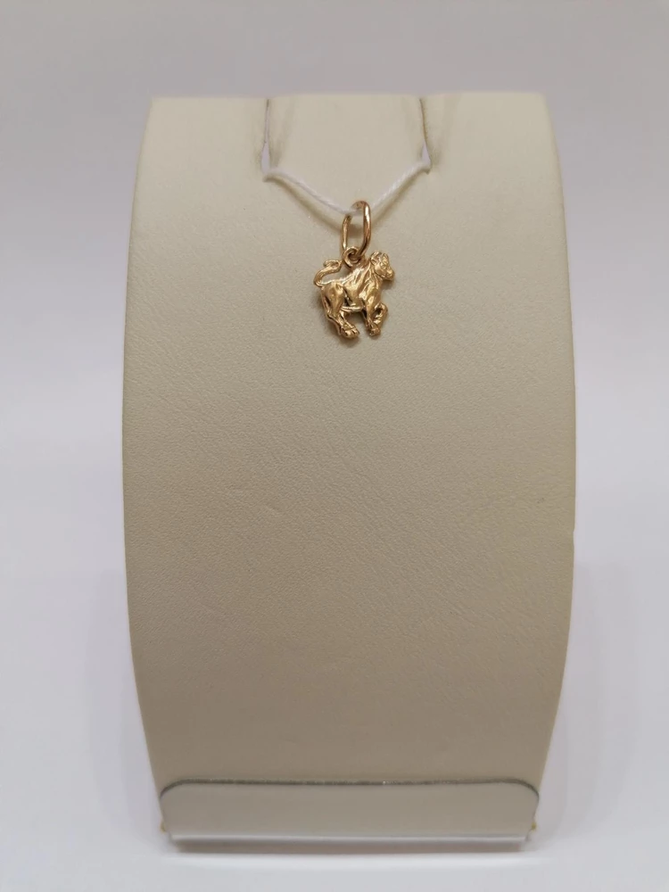 Подвес из красного золота 585 пробы