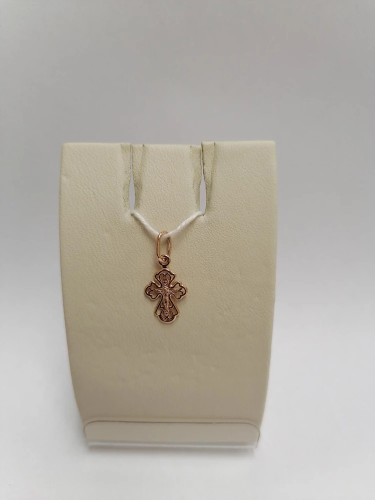 Подвес из красного золота 585 пробы