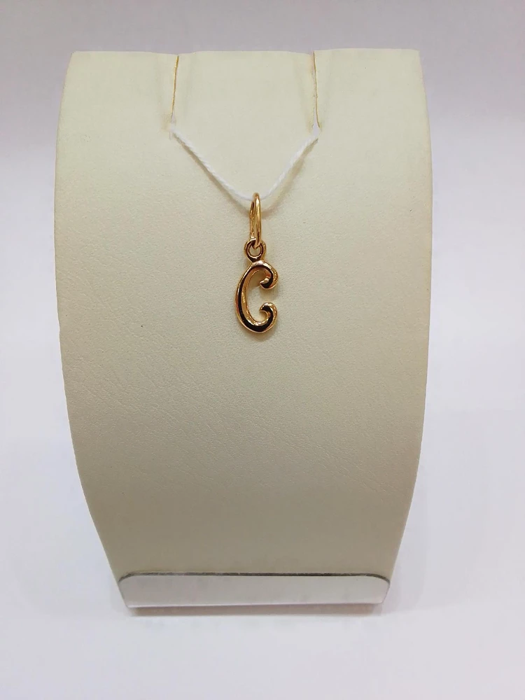 Подвес из красного золота 585 пробы