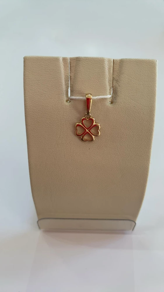 Подвес из красного золота 585 пробы