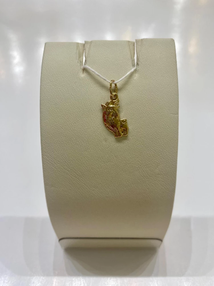 Подвес из красного золота 585 пробы