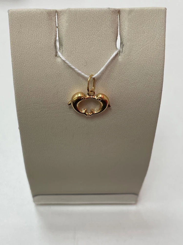 Подвес из красного золота 585 пробы