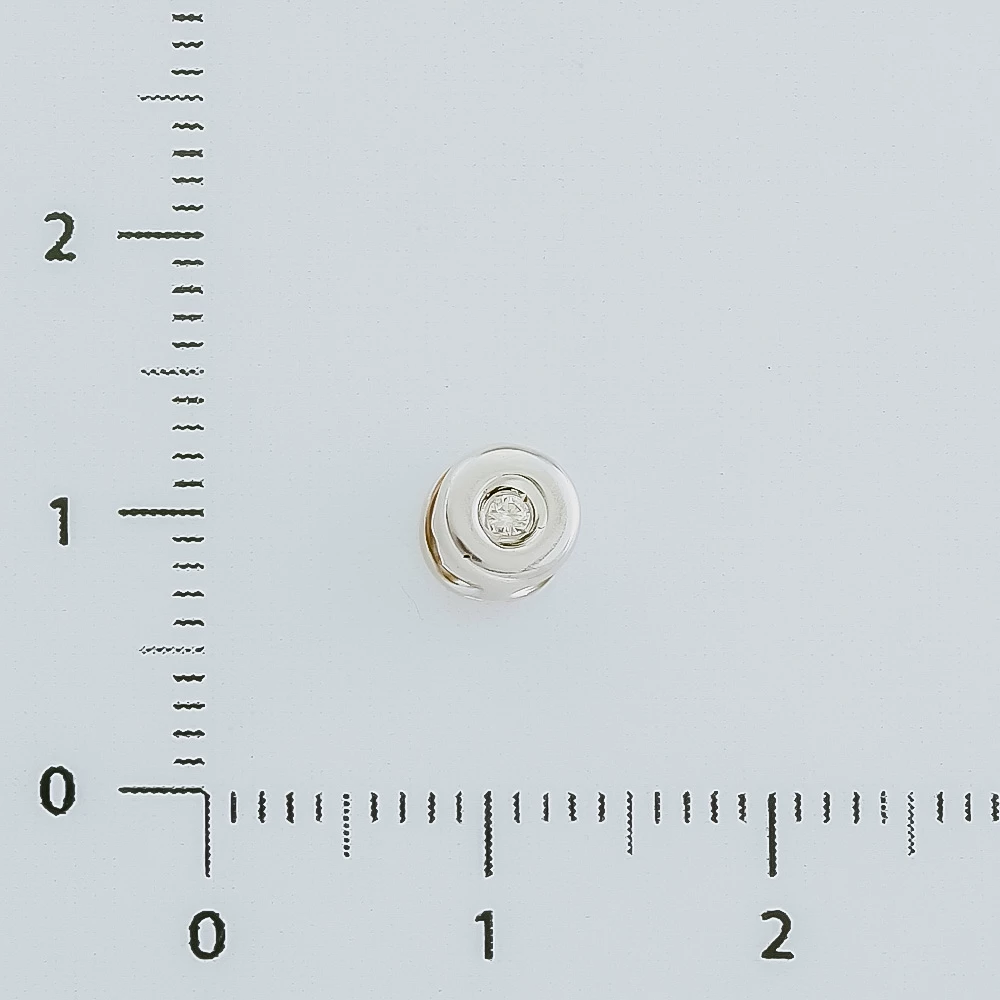 Подвес с бриллиантом из белого золота 585 пробы