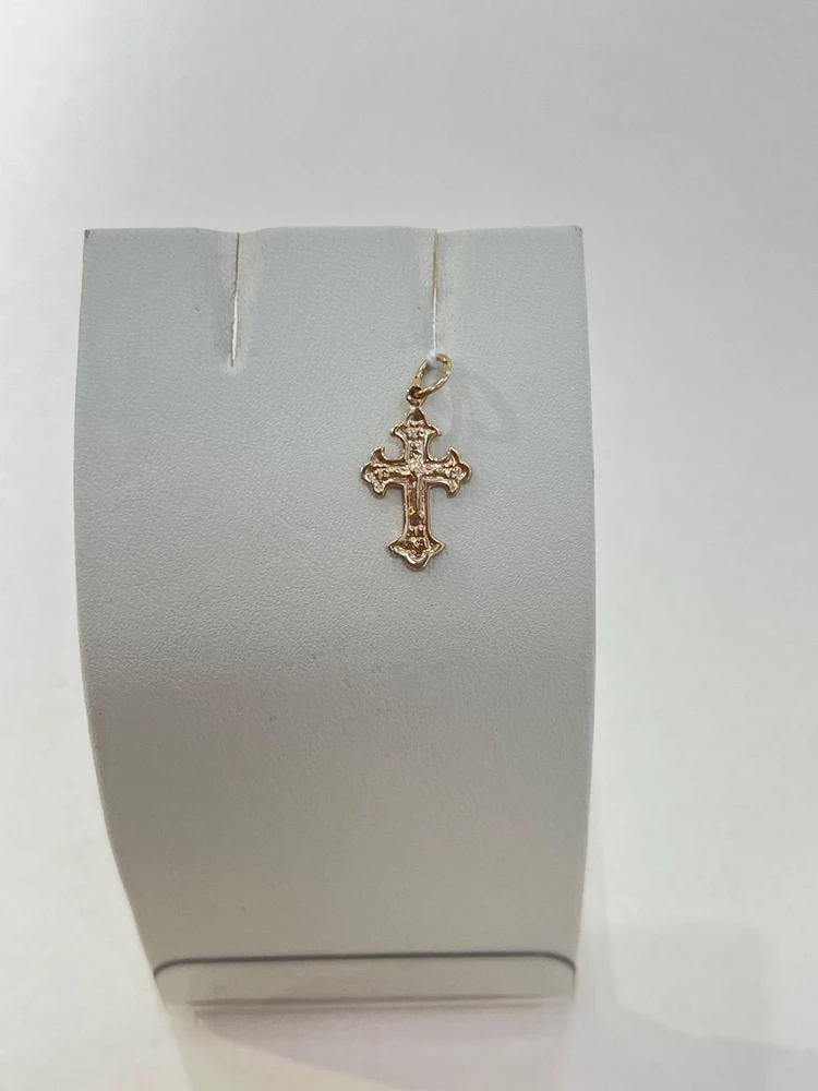 Подвес из красного золота 585 пробы