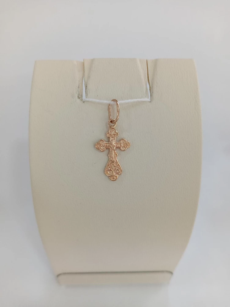 Подвес из красного золота 585 пробы