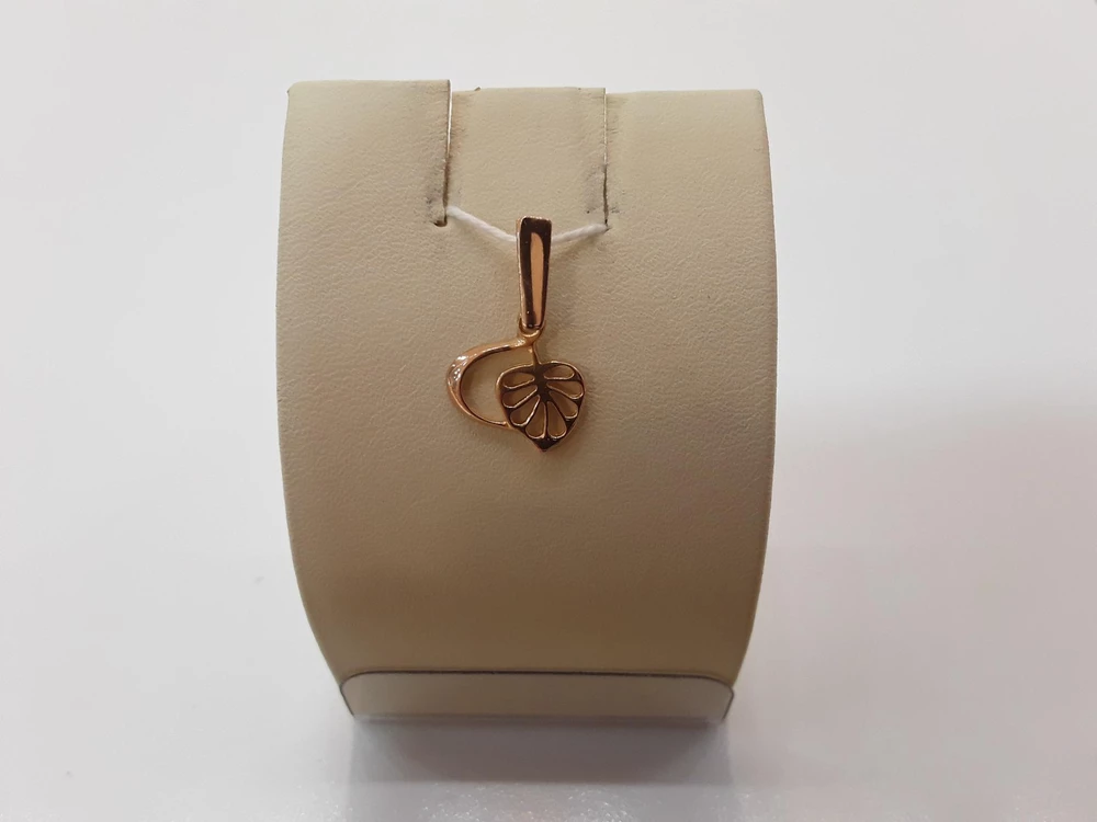 Подвес из красного золота 583 пробы