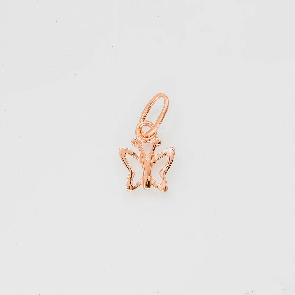 Подвес из красного золота 585 пробы