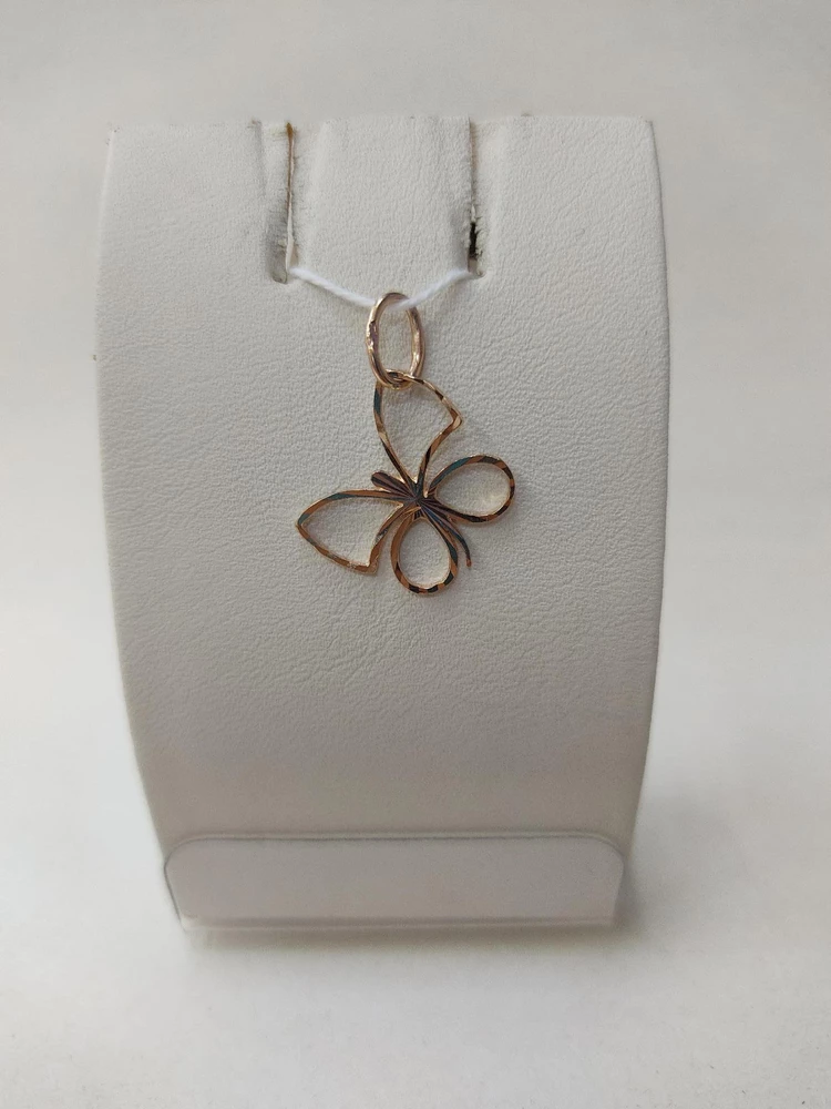 Подвес из красного золота 585 пробы