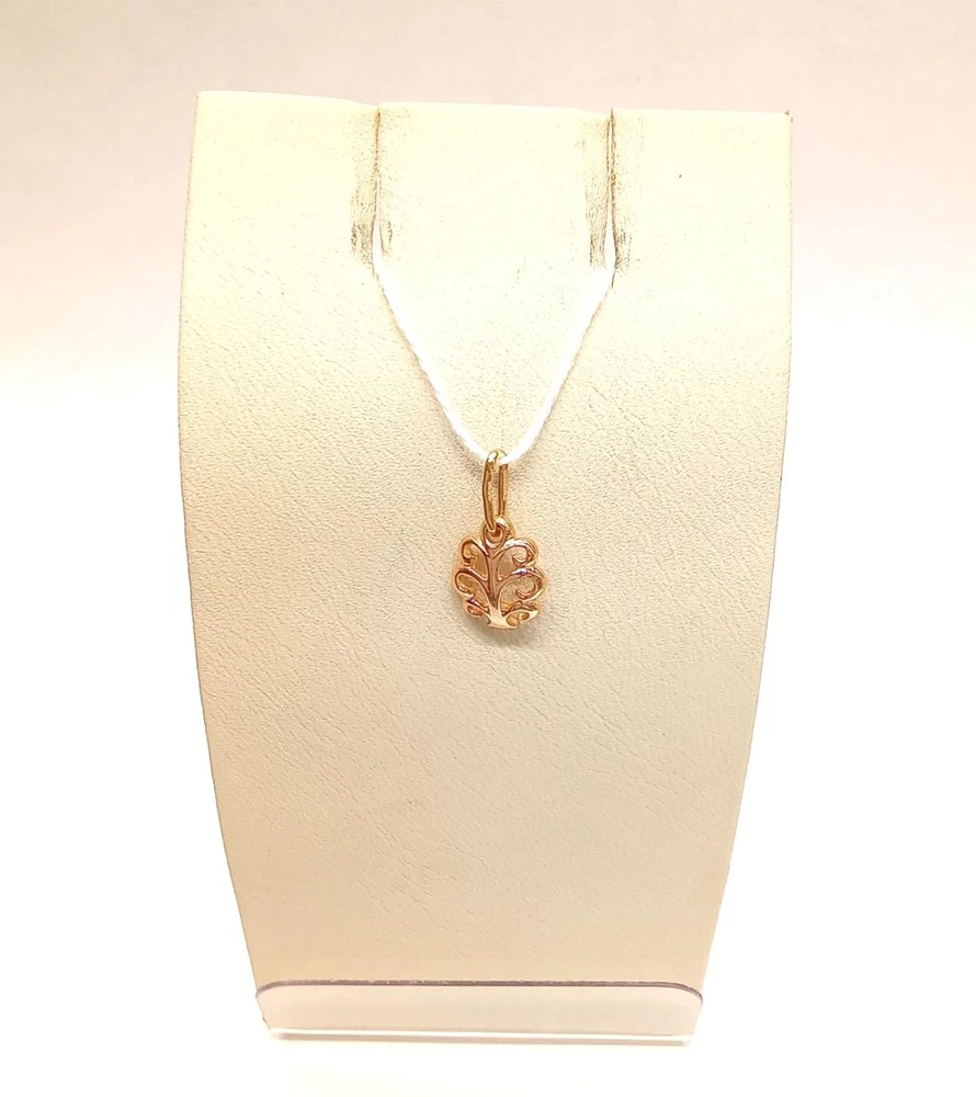 Подвес из красного золота 585 пробы