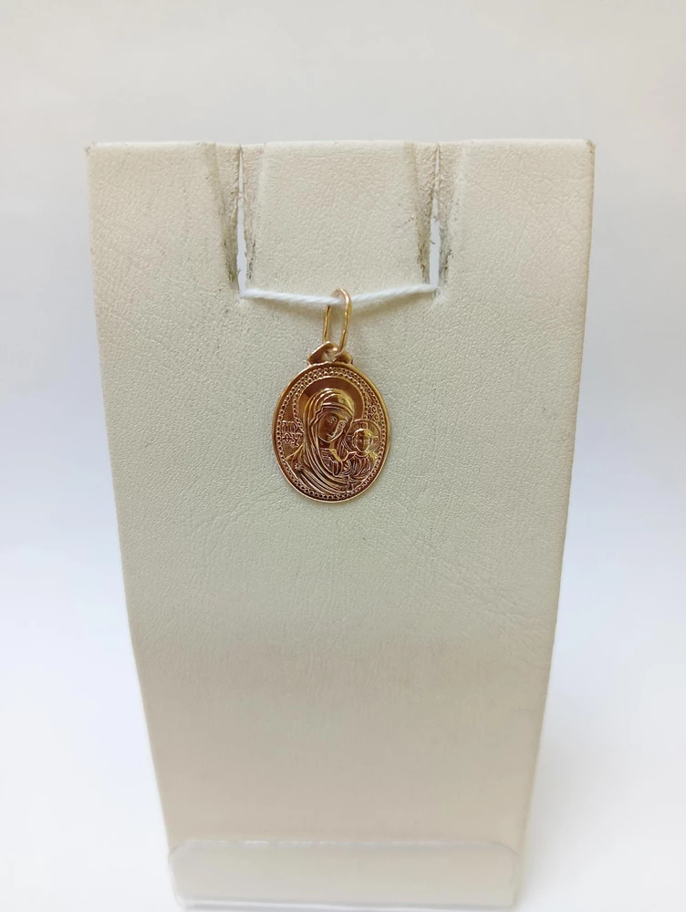 Подвес из красного золота 585 пробы