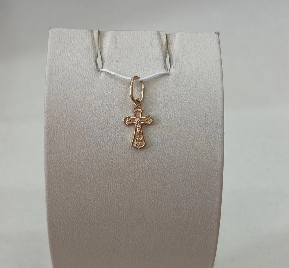 Подвес из красного золота 585 пробы