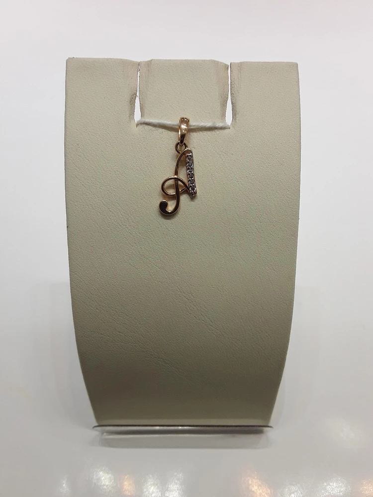 Подвес из красного золота 585 пробы