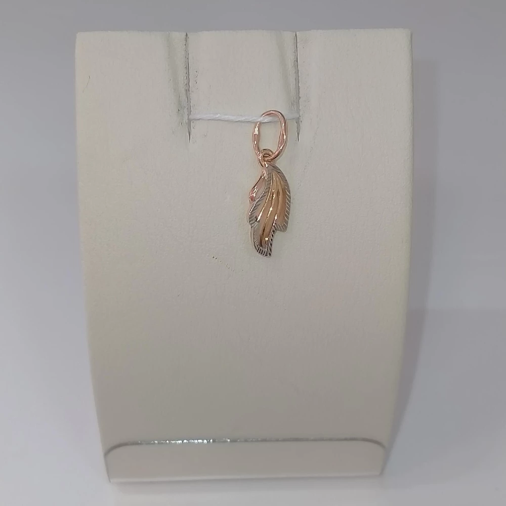 Подвес из красного золота 585 пробы