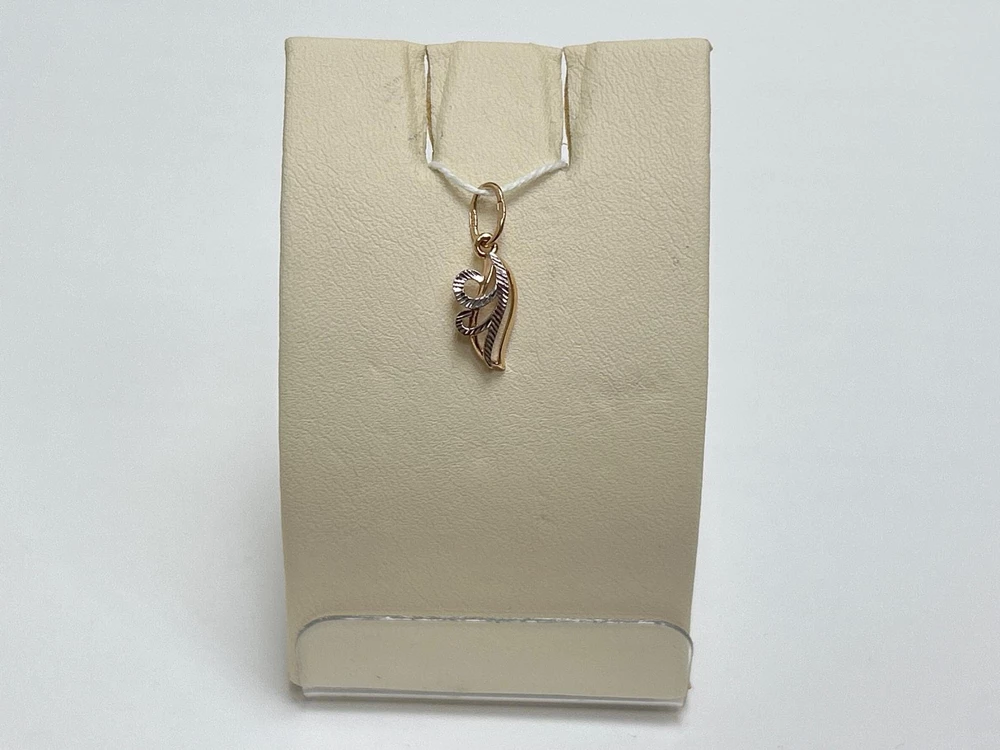 Подвес из красного золота 585 пробы