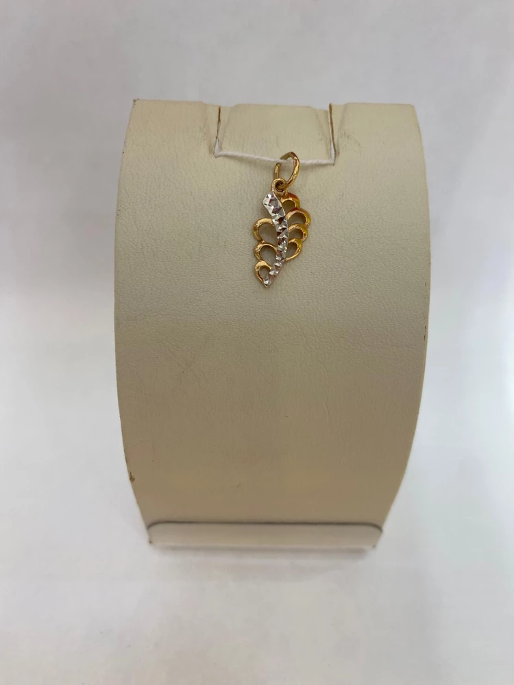 Подвес из красного золота 585 пробы