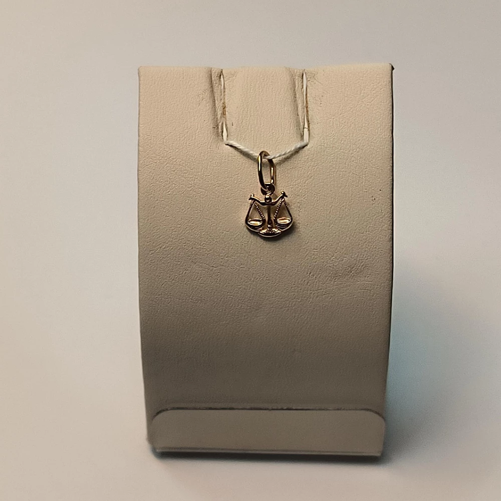 Подвес из красного золота 585 пробы