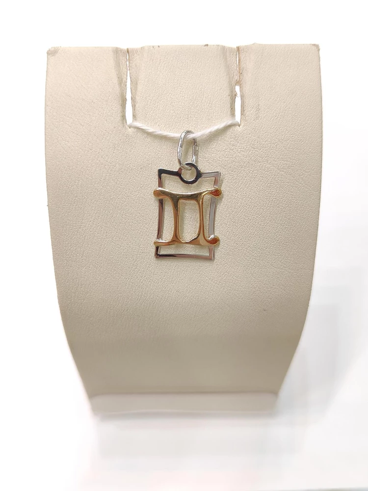 Подвес из красного золота 585 пробы