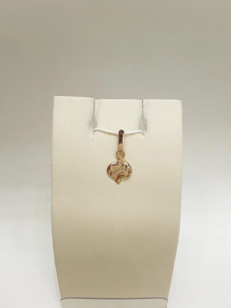 Подвес из красного золота 583 пробы