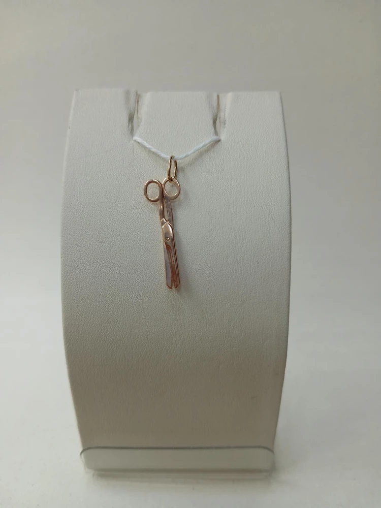 Подвес из красного золота 585 пробы