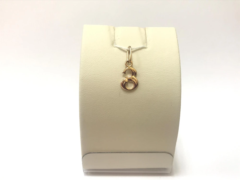 Подвес из красного золота 583 пробы