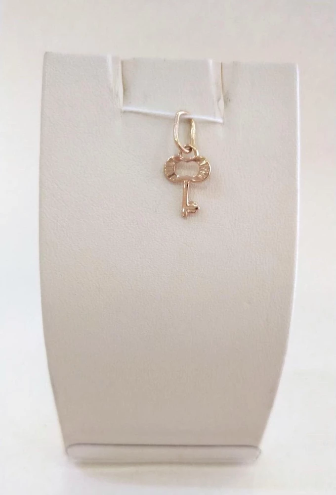 Подвес из красного золота 585 пробы