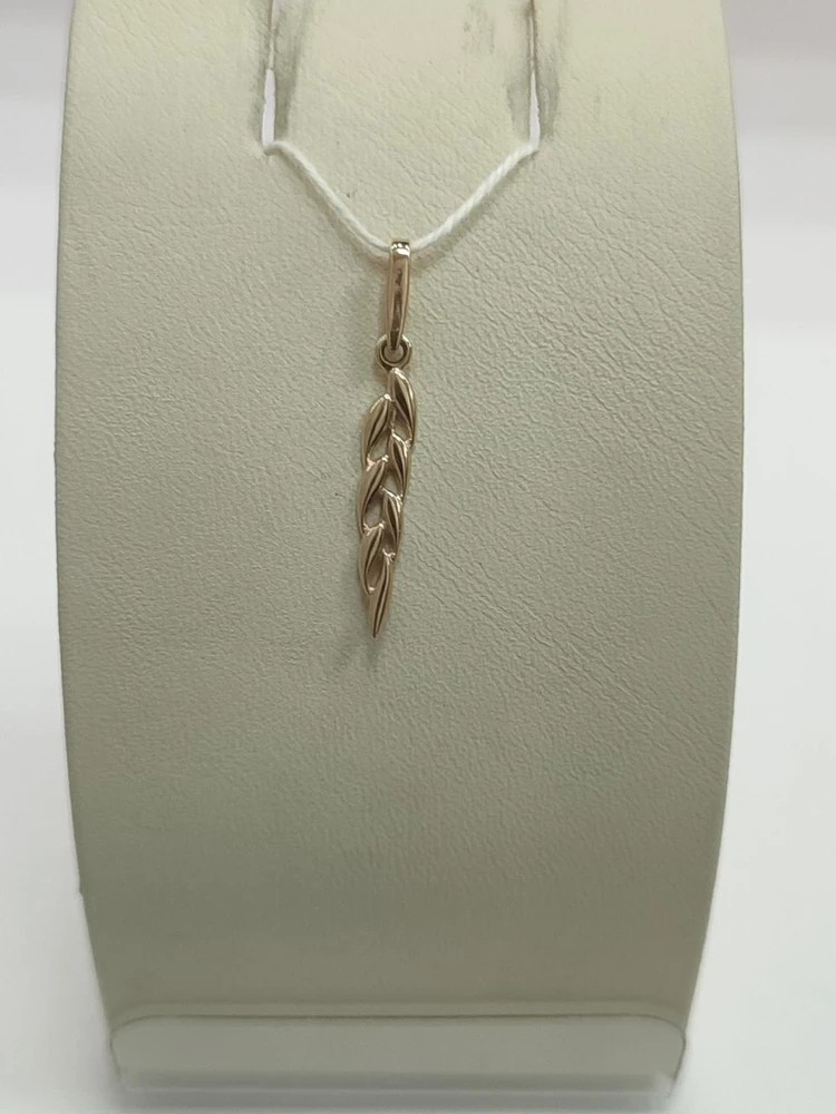 Подвес из красного золота 585 пробы