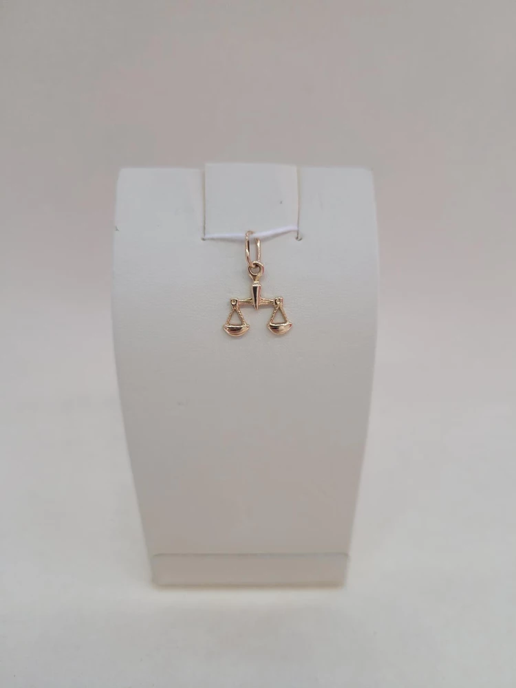 Подвес из красного золота 583 пробы