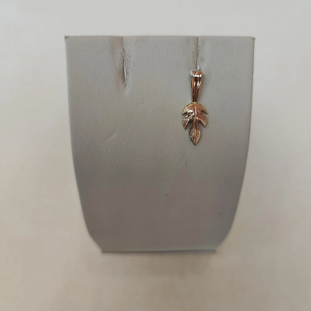 Подвес из красного золота 585 пробы