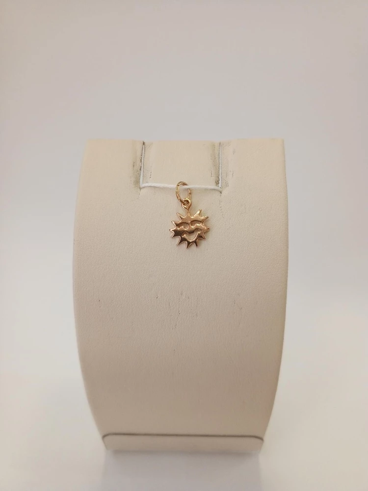 Подвес из красного золота 585 пробы