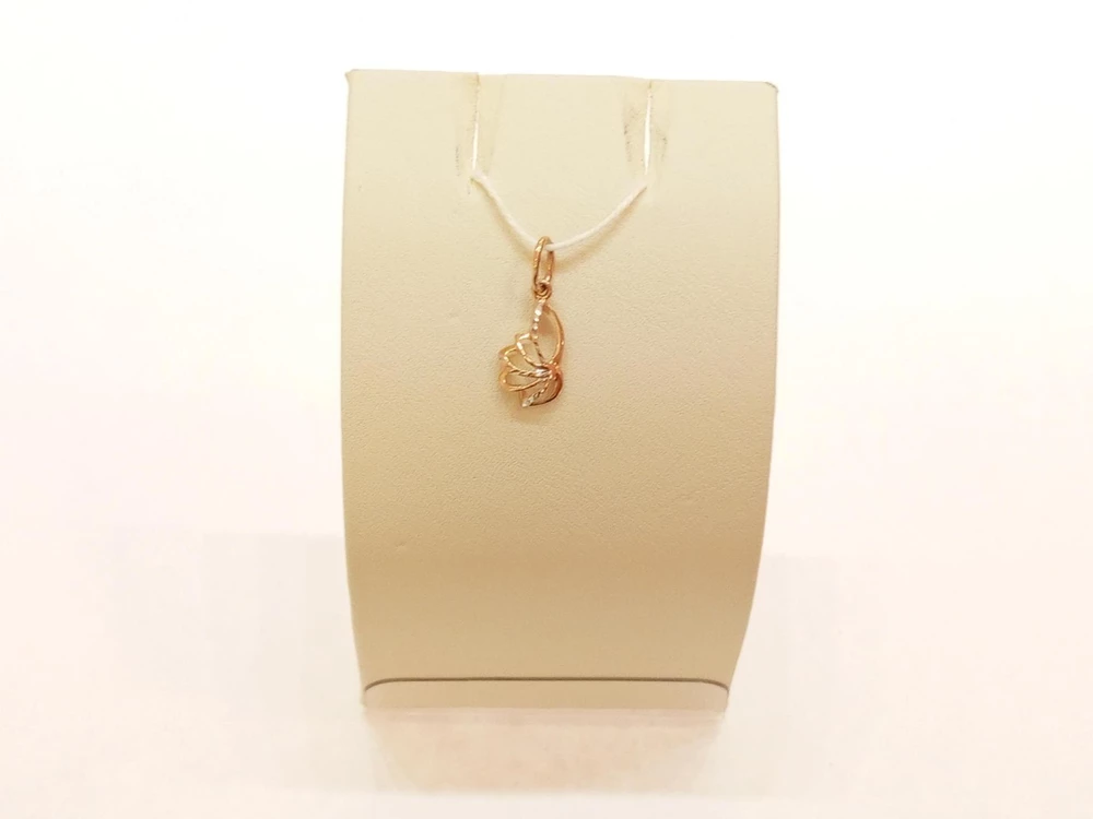 Подвес из красного золота 585 пробы