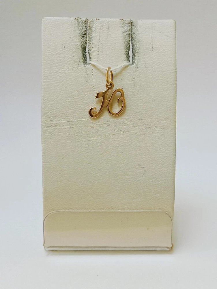 Подвес из красного золота 585 пробы