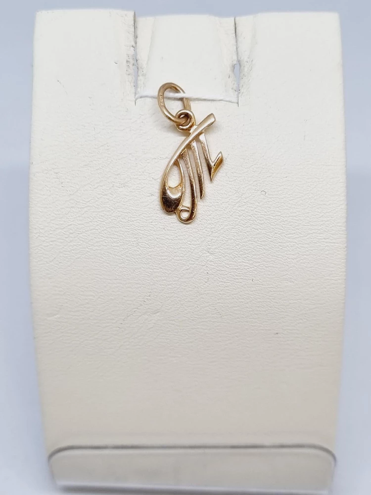 Подвес из красного золота 585 пробы