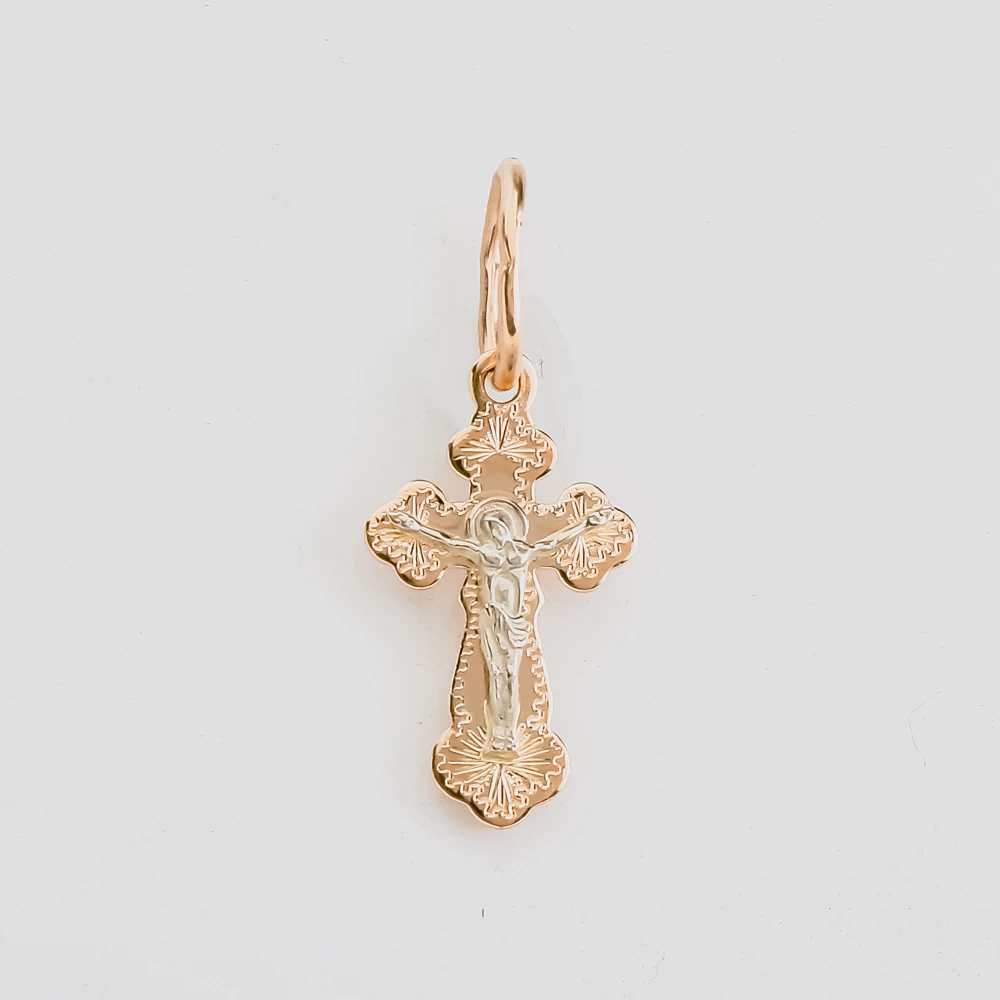 Подвес из красного золота 585 пробы