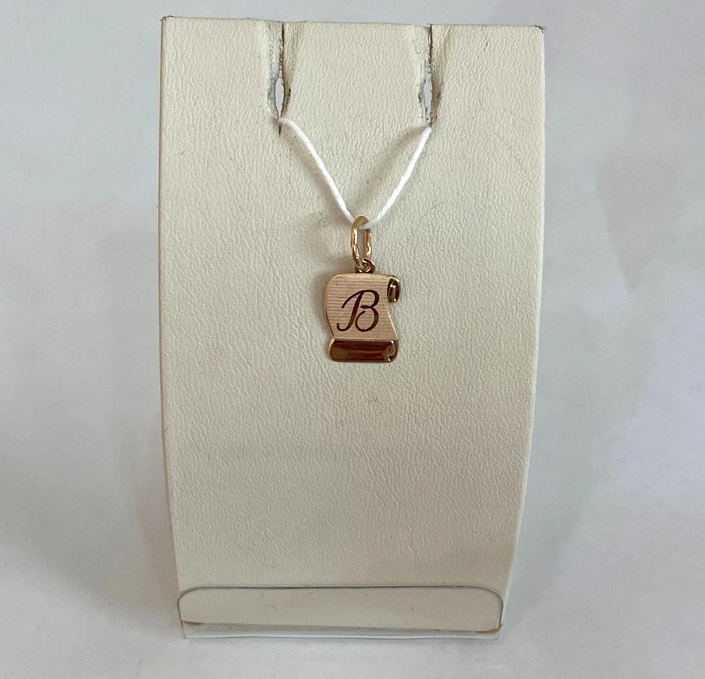 Подвес из красного золота 585 пробы