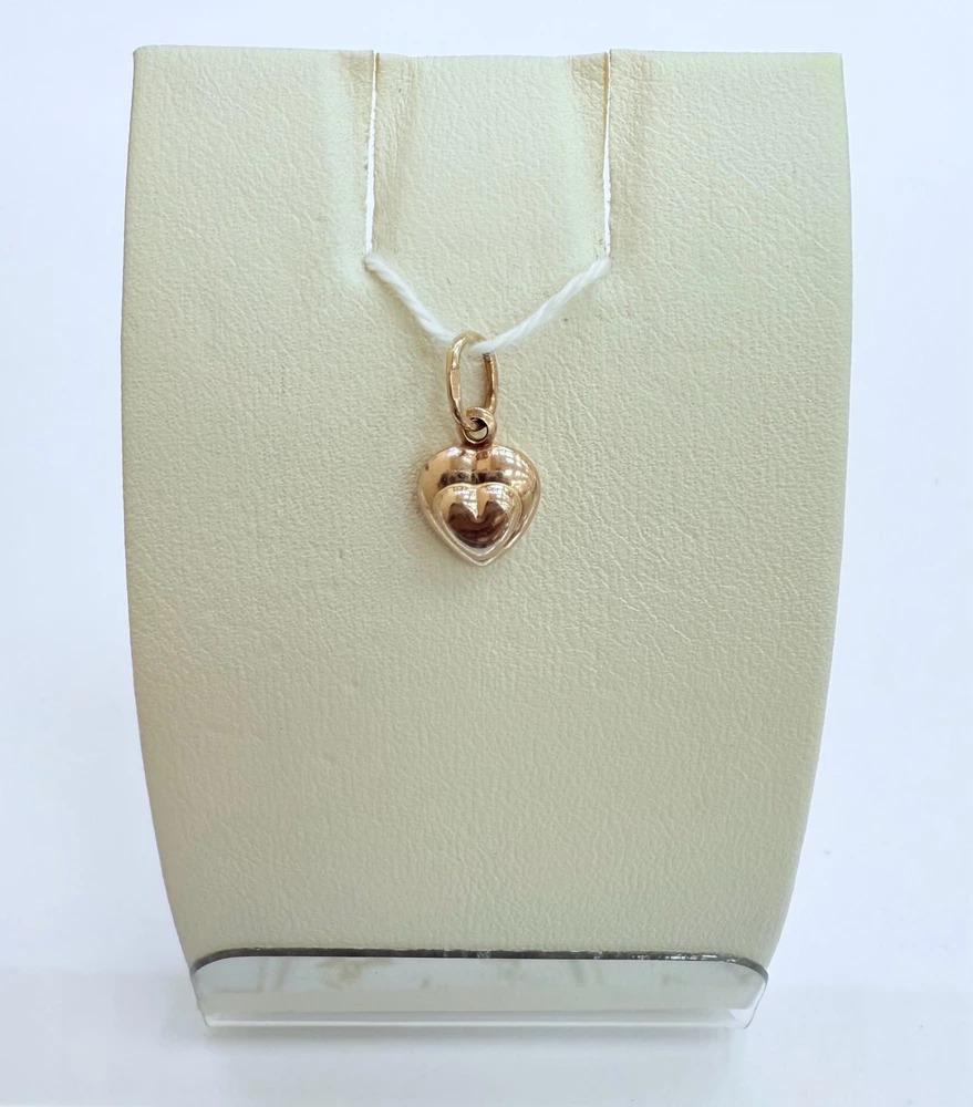 Подвес из красного золота 585 пробы