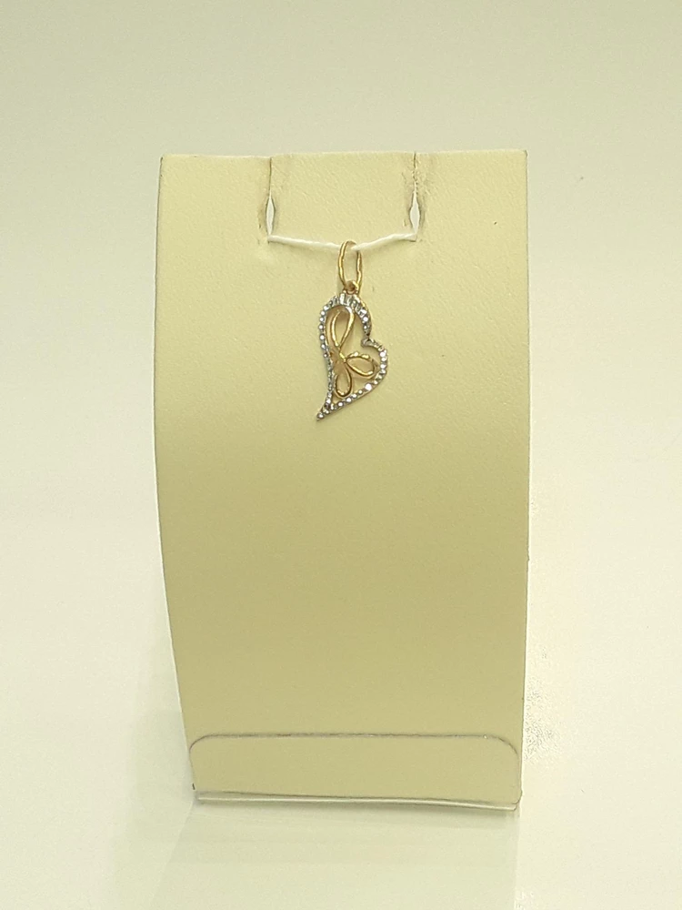 Подвес из красного золота 585 пробы