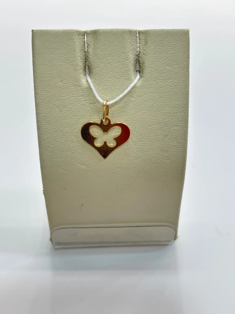 Подвес из красного золота 585 пробы