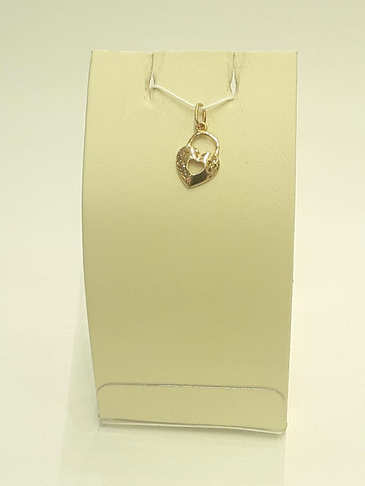 Подвес из красного золота 585 пробы