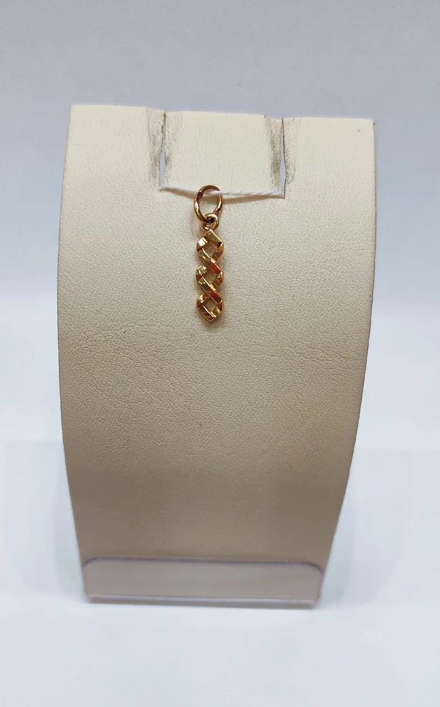 Подвес из красного золота 585 пробы