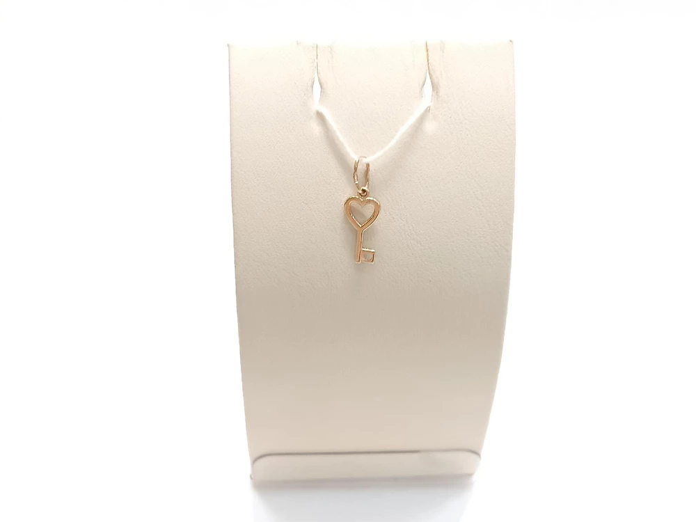 Подвес из красного золота 585 пробы