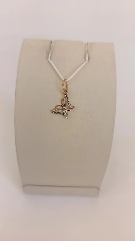 Подвес из красного золота 585 пробы